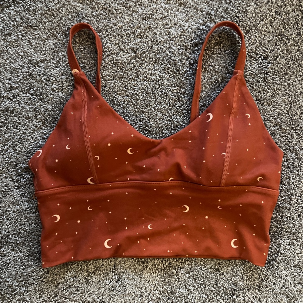 Popflex Moon Print Sports Bra